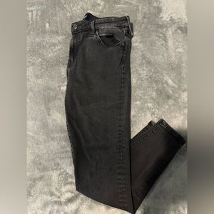 Black-wash Gap jeans in size 14/32 long